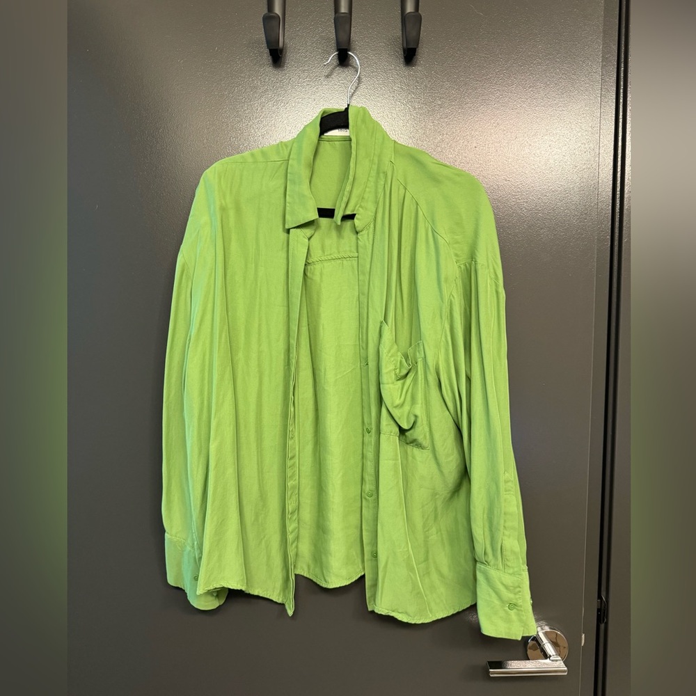 Mango Vibrant Green Top